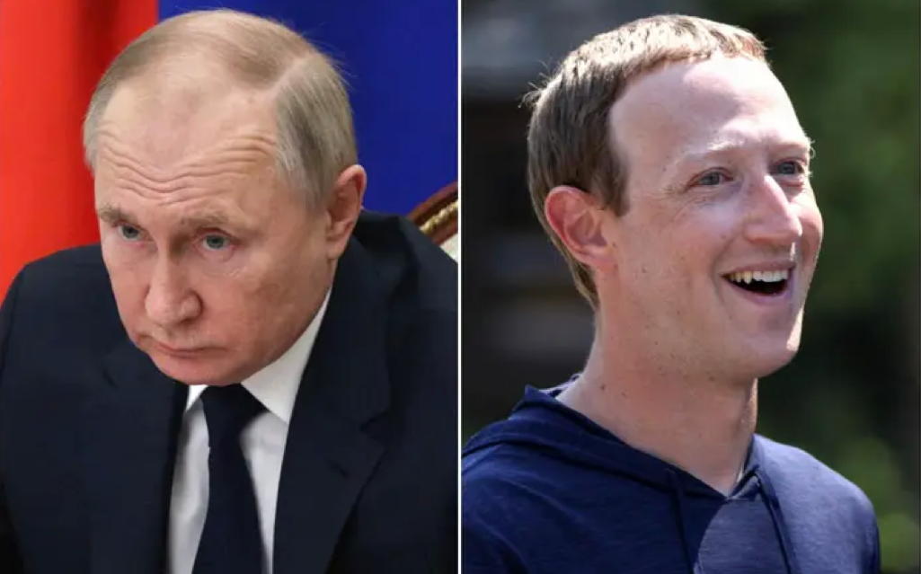 Russia Puts Mark Zuckerberg's Owned Meta on a Terrorist Organisation List