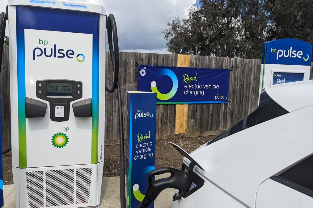 Hundreds of electric vehicle chargers are being installed by BP at Australian service stations