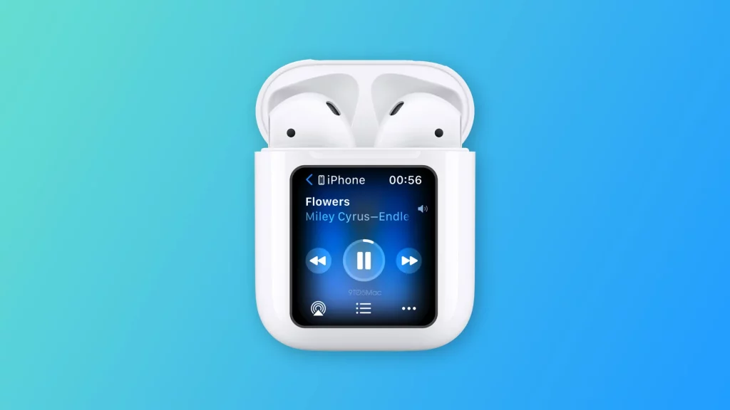 Apple patents new AirPods case with interactive display