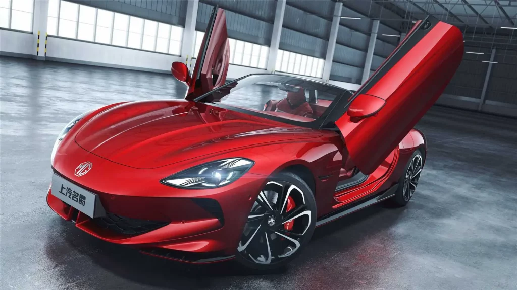 The MG Cyberster EV Made its Debut in Shanghai Before Tesla's Roadster