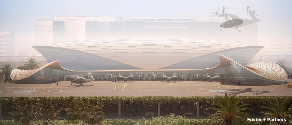 A 'Vertiport for Aerial Taxis is Being Planned for Dubai