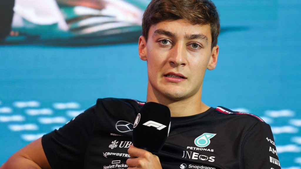 'I'm not here for the show': George Russell