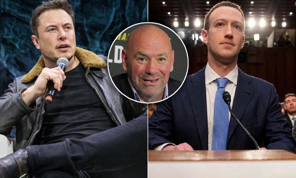 Dana White thinks he can Arrange a Musk-Zuckerberg Battle