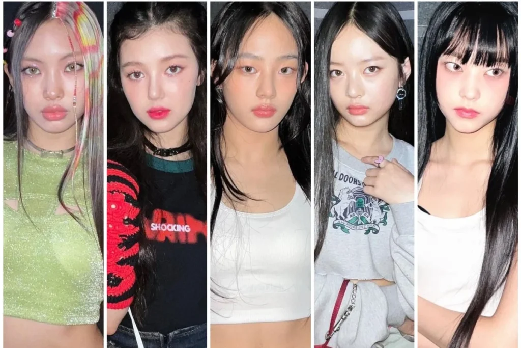 NewJeans aren't tired even if it's after midnight in Korea. In a late-night video interview, teen stars Hyein, Danielle, Minji, Haerin, and Hanni smile. Their label ADOR and K-pop groups like BTS are owned by HYBE, which they are sitting next to in a conference room. They wear matching white sweatshirts, baggy tees, crop tops, tank tops and cargo trousers. The room lacks blue denim. The moniker "NewJeans" stems from jeans' eternal popularity. Since releasing a year ago, they've won hearts. K-pop acts often begin without revealing their identities or band names.