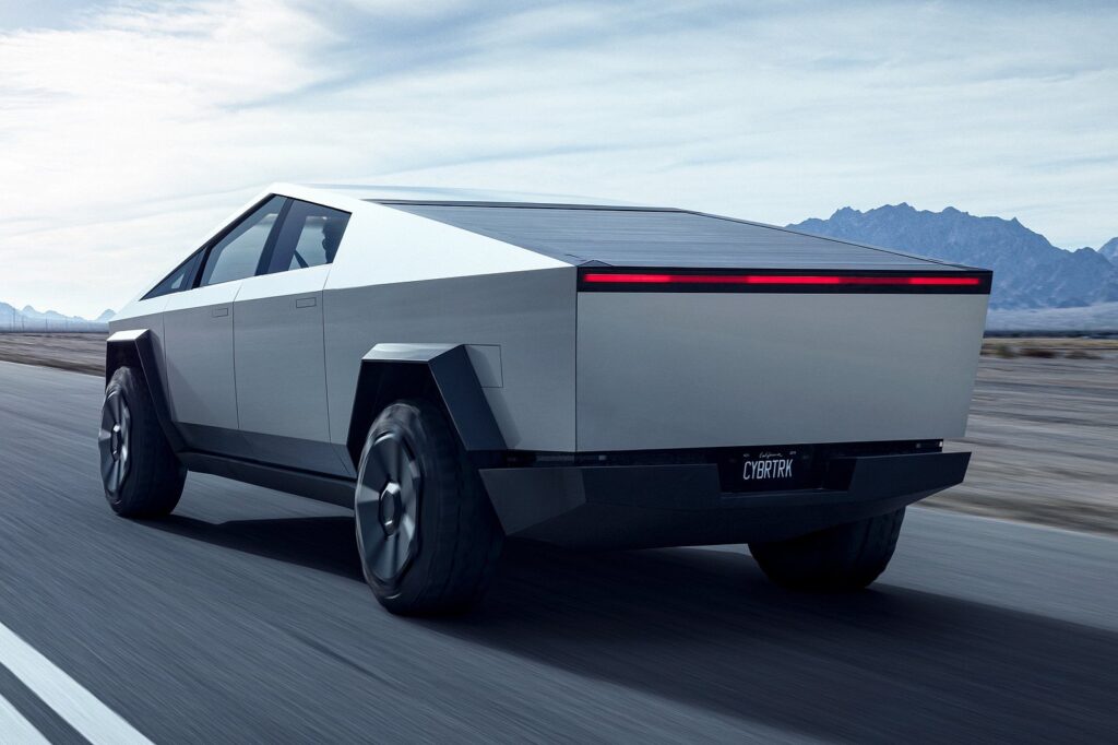 Tesla Cybertruck Performance Gets Model S Plaid Tri-Motor Drivetrain