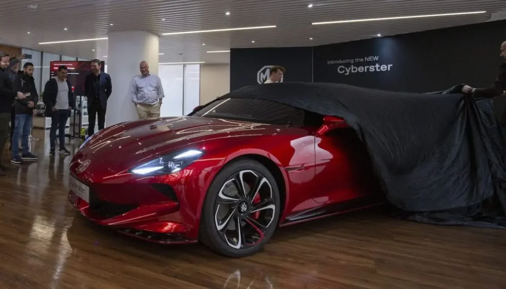 MG begins China Cyberster Sports Convertible Orders, with Right-Hand Drive