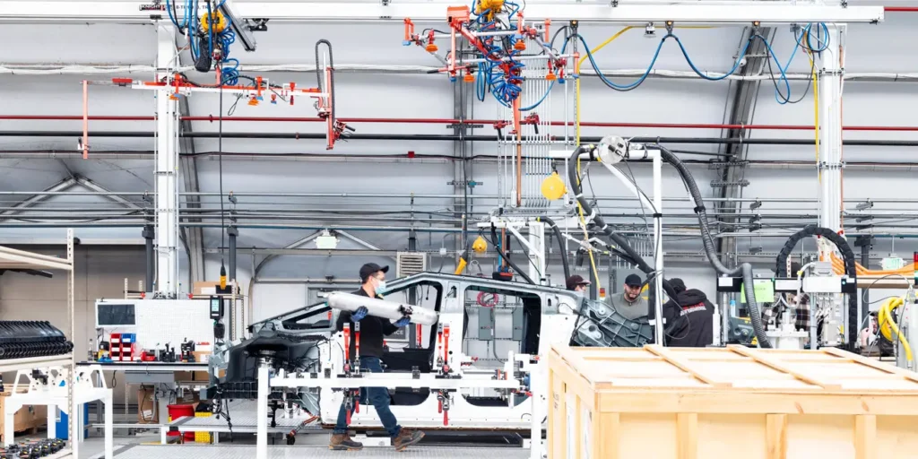Tesla Stocks Large Cybertruck Castings, Indicating Production