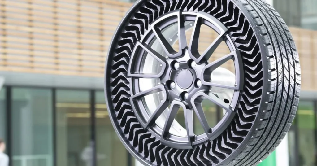 Tesla and Michelin Discussing Airless Tire Tests