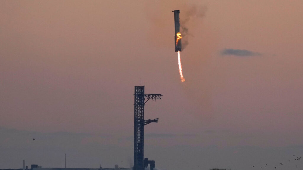 SpaceX Successfully Catches Starship Booster